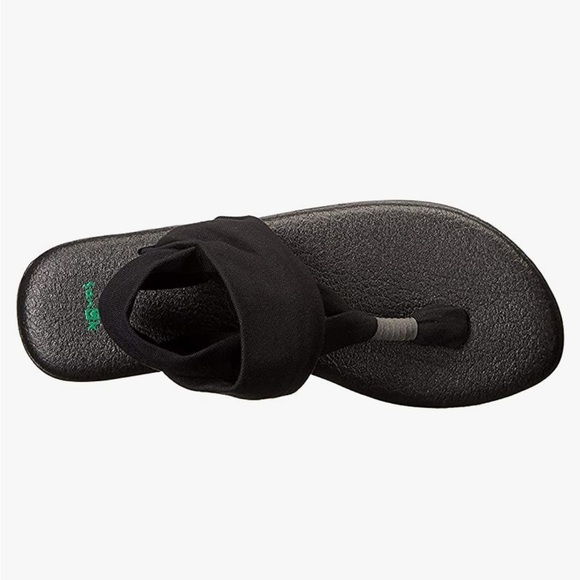 Sanuk Black Yoga Sling Size 9 - Picture 6 of 8